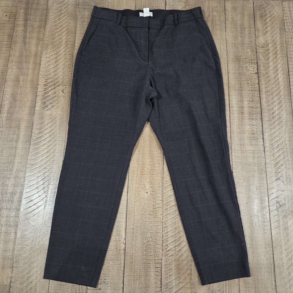 Womens H&M Plaid Dress Pants Size 16